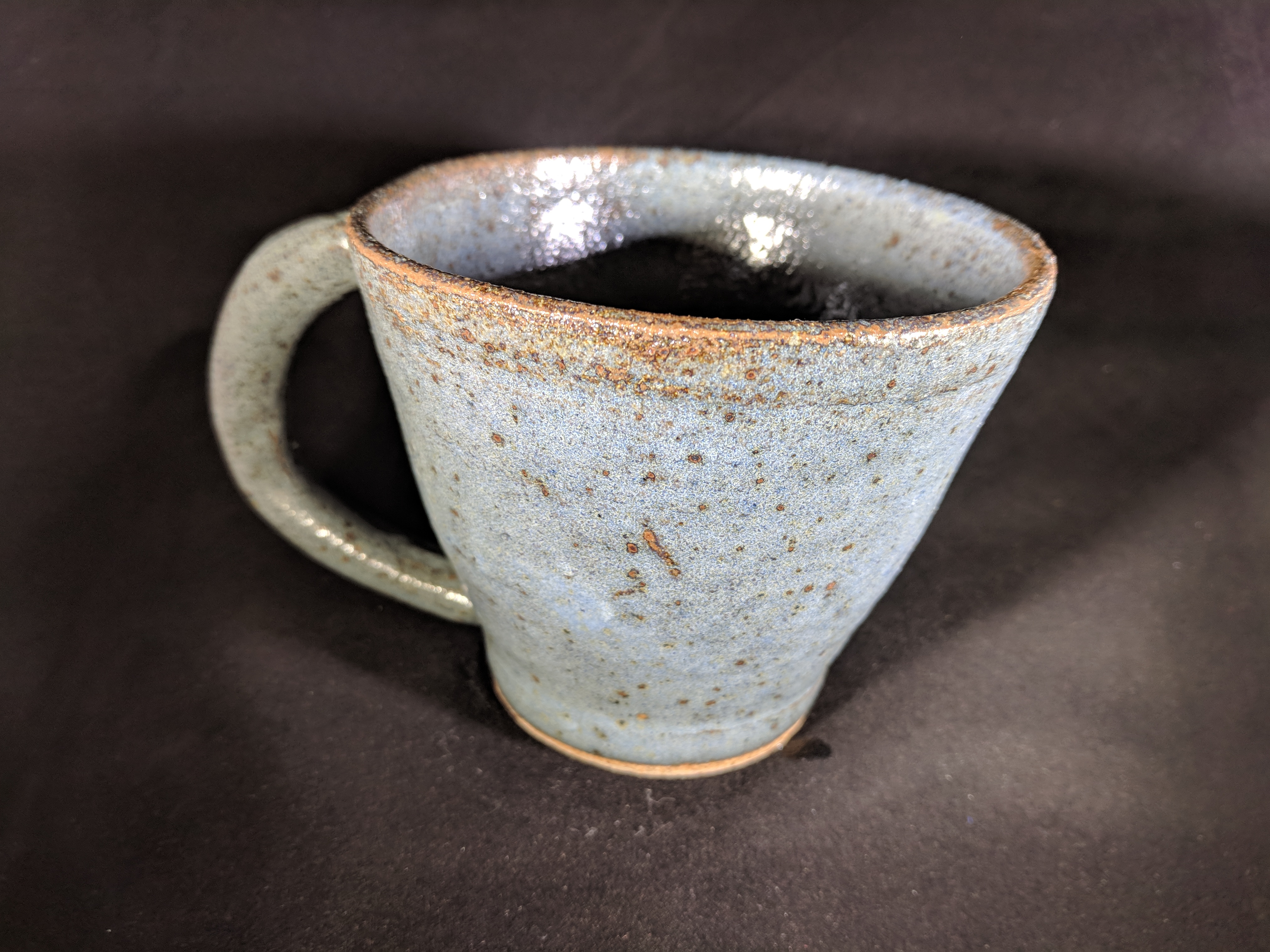 Light blue coffee mug